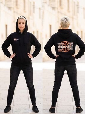 MISFITS🖤"F#@KING LEGEND" UNISEX Black Hoodie Graphic Back Fits Sz M Preloved